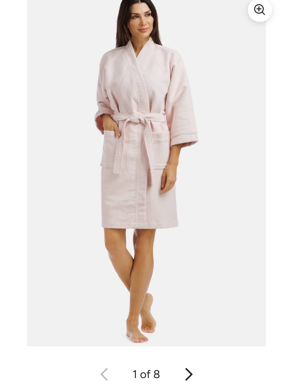 Fishers Finery Pink Robe — Women's Luxe Wrap